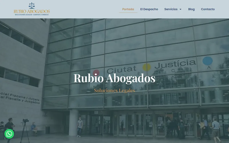 María Dolores Rubio law firm website